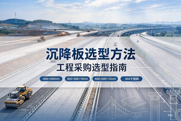 巴马沉降板选择方法