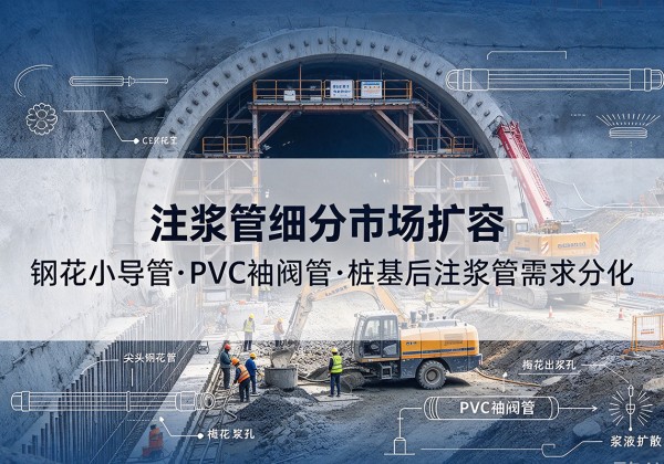 巴马注浆管细分市场扩容，隧道钢花小导管、PVC 袖阀管、桩基后注浆管需求分化